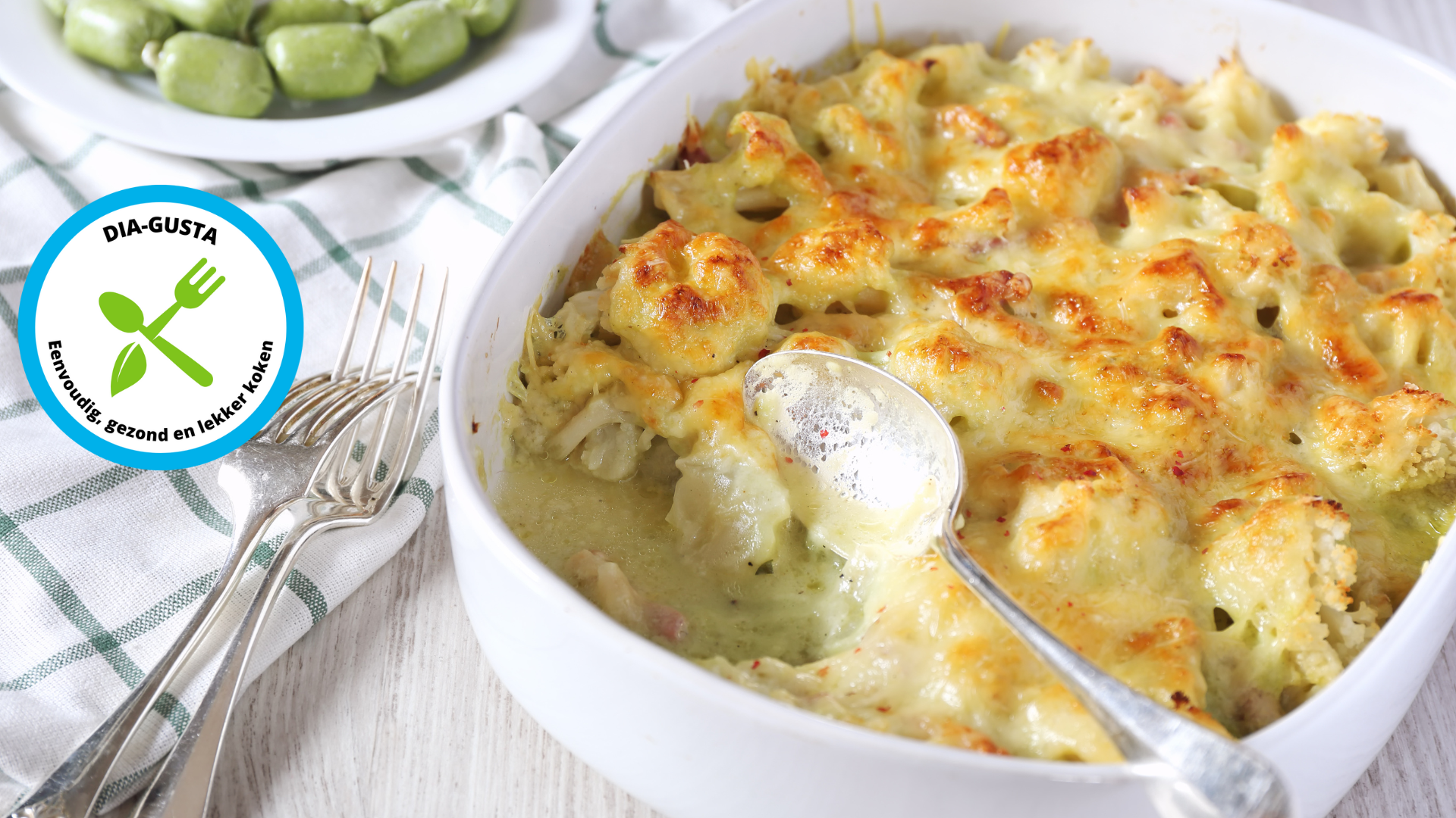 Dia-Gusta Ovengratin met bloemkool