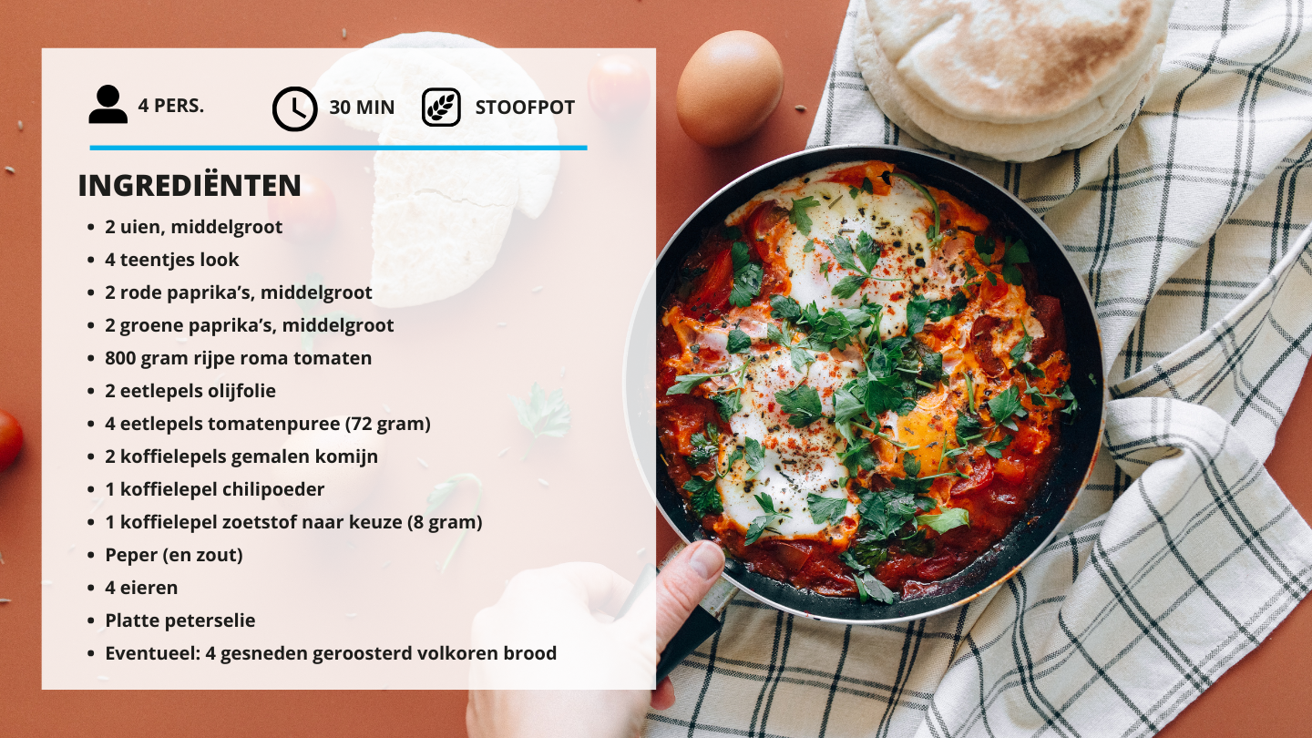 Ingrediënten shakshouka