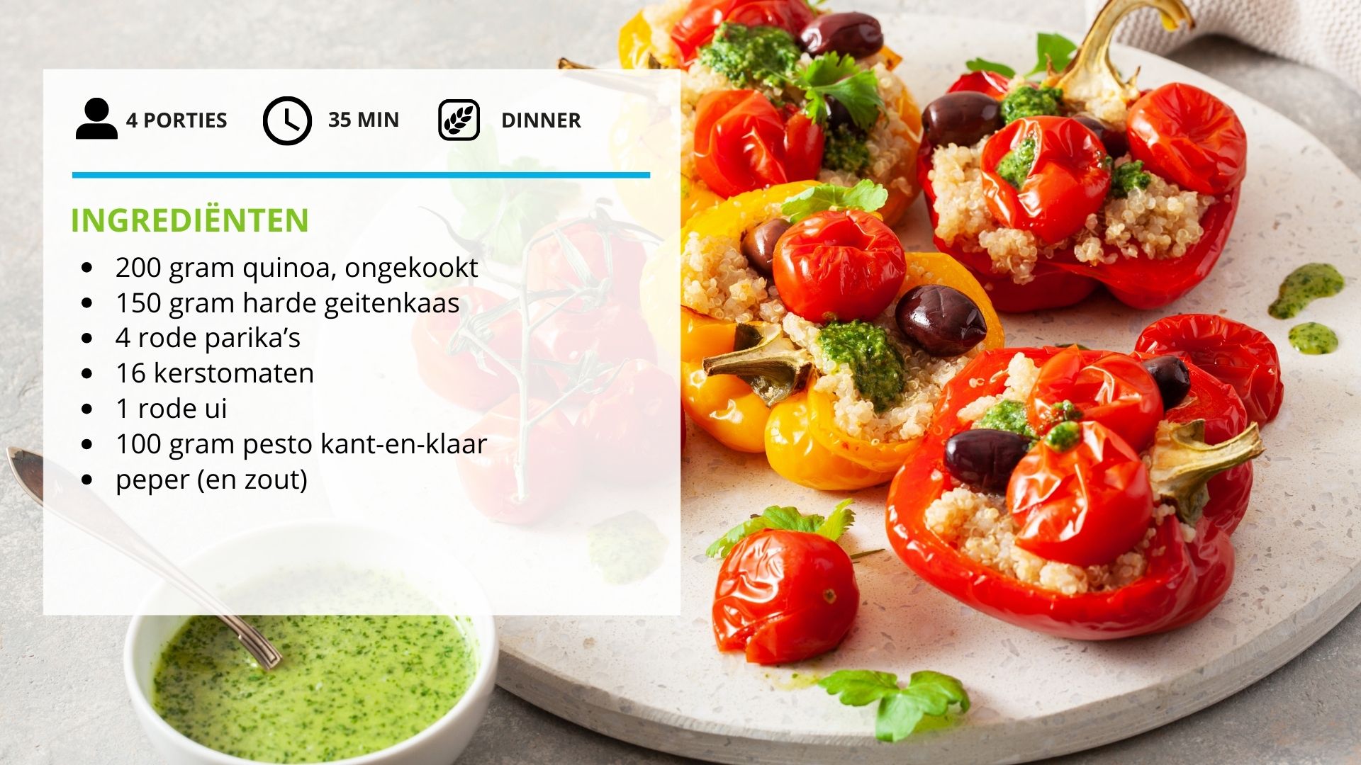 gevulde paprika