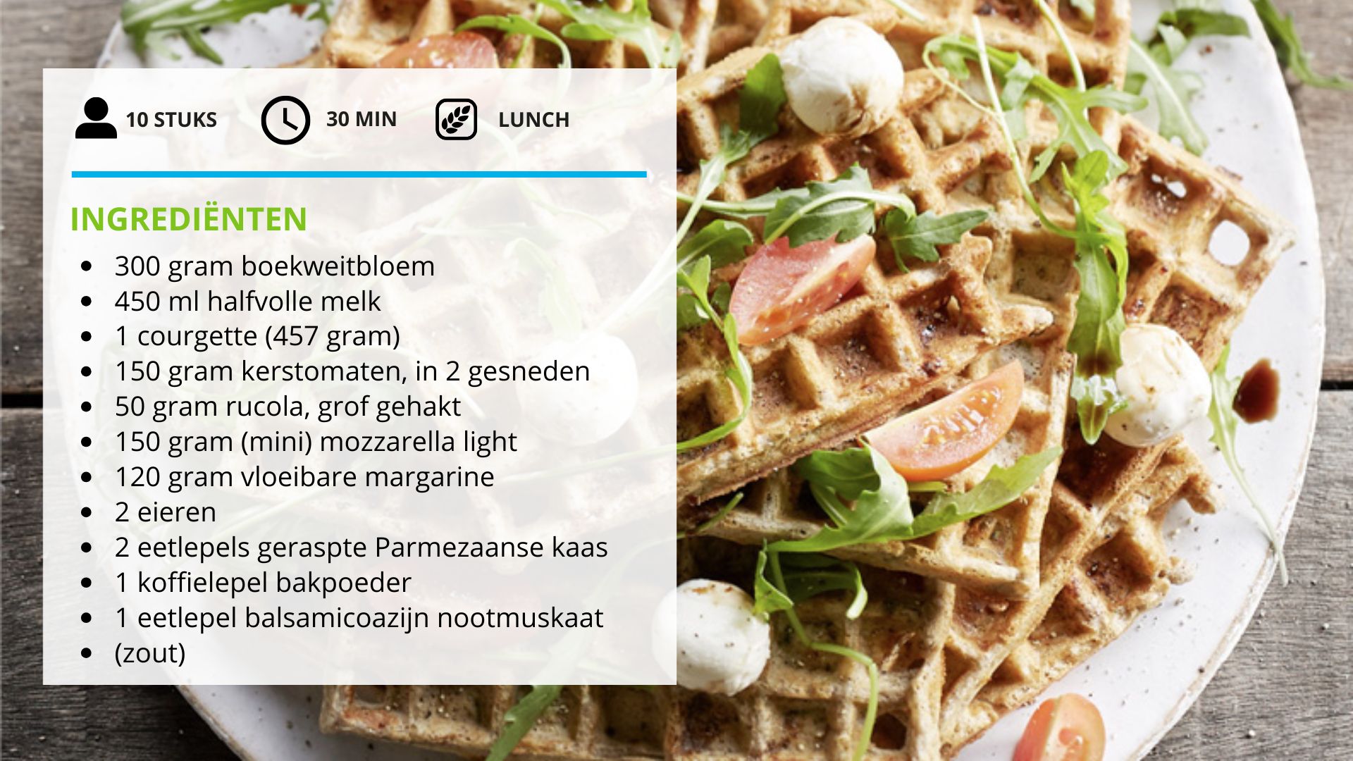 hartige wafels op z'n Italiaans