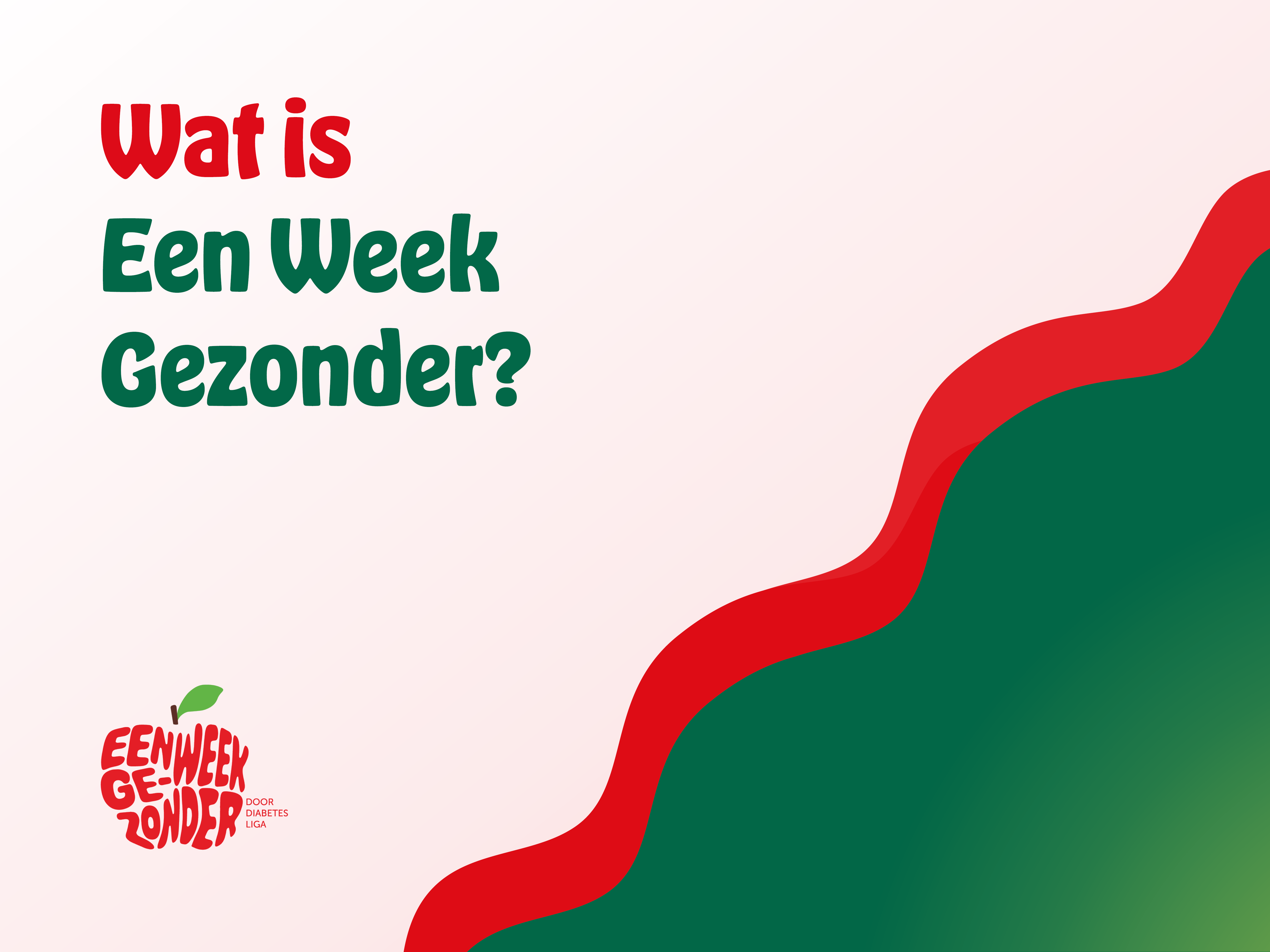 Wat is Een Week Gezonder?